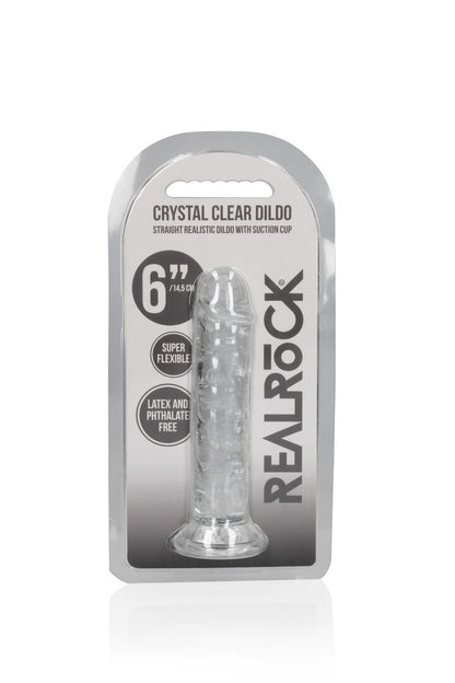 RealRock Straight Realistic Dildo With Suction Cup 6" / 14.5 cm
