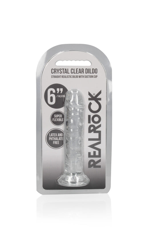 RealRock Straight Realistic Dildo With Suction Cup 6" / 14.5 cm