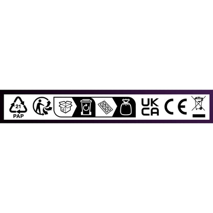 RealRock LED Vibrating Straight Cock 8" / 20 cm