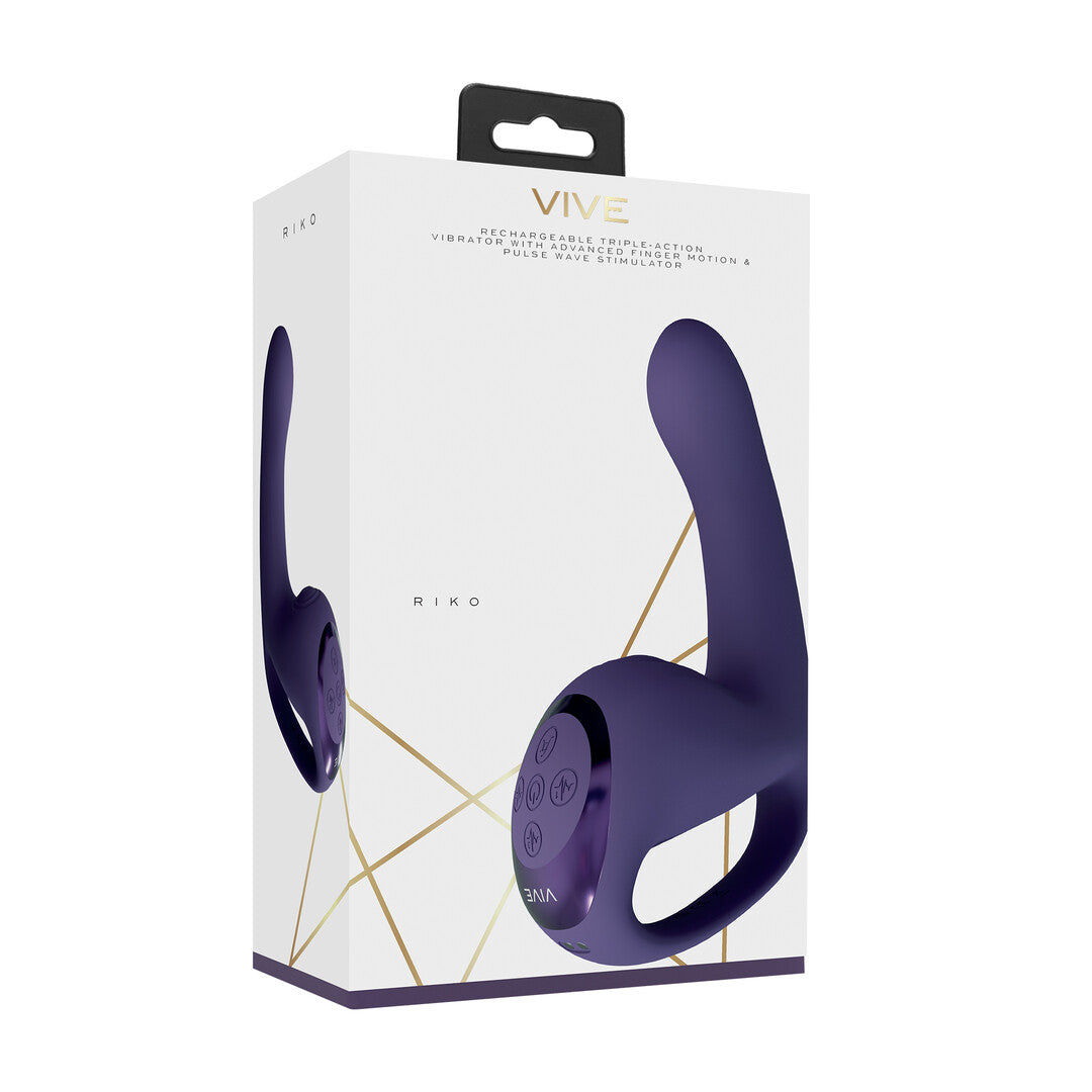 Vive Riko Triple Motor Thumper With Advanced Finger Motion Pulse Wave Simulator