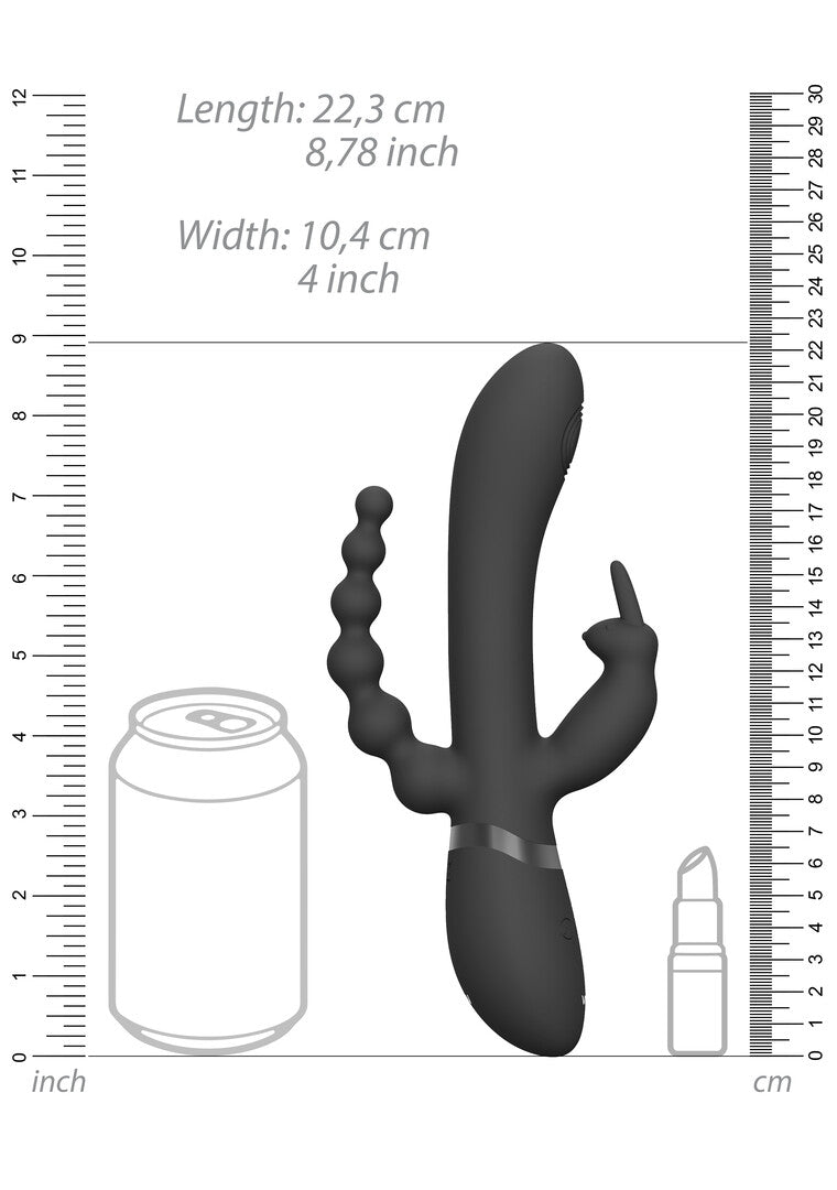 Vive Rini Pulse Wave Vibrating Double Penetration Rabbit