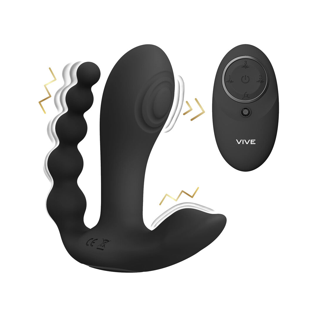 Vive Kata Pulse Wave Vibrating Double Penetration Vibrator