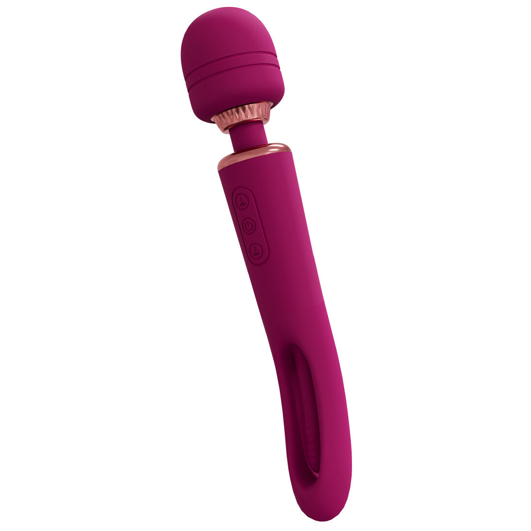 Vive Kiku Double Ended Wand With Innovative G-Spot Flapping Simulator