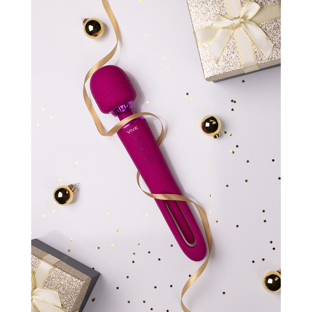 Vive Kiku Double Ended Wand With Innovative G-Spot Flapping Simulator