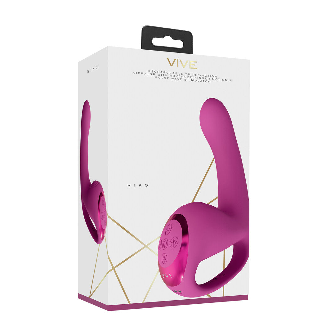 Vive Riko Triple Motor Thumper With Advanced Finger Motion Pulse Wave Simulator