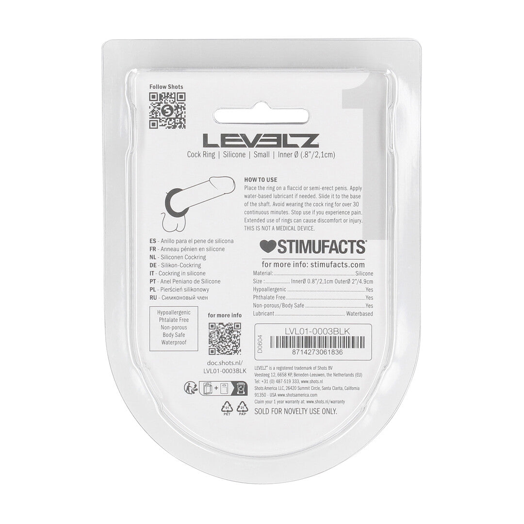 Levelz Liquid Silicone Cockring S