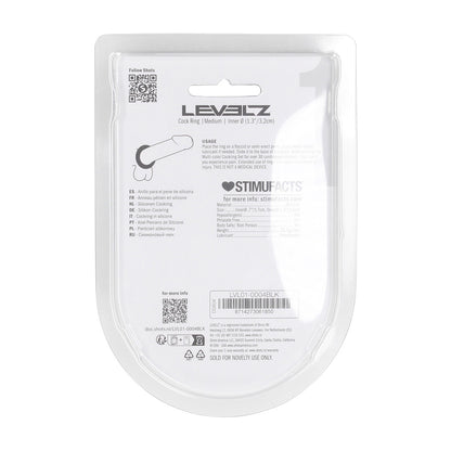 Levelz Liquid Silicone Cockring M