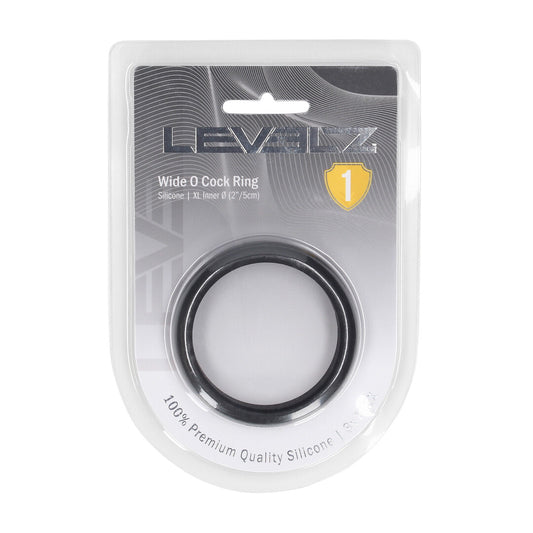 Levelz Wide O Silicone Cockring XL 50mm
