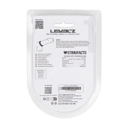 Levelz Wide O Silicone Cockring XL 50mm