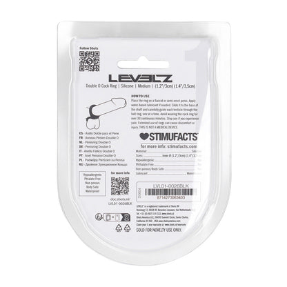 Levelz Double O Silicone Cockring M