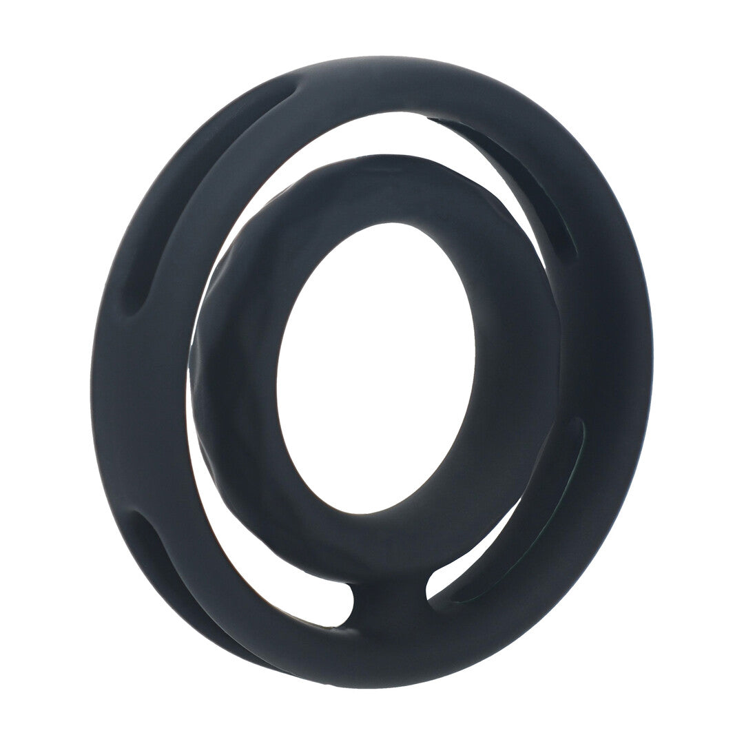 Levelz Classic Grooved Silicone Cock And Ball Ring