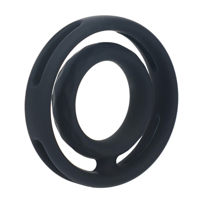 Levelz Classic Grooved Silicone Cock And Ball Ring