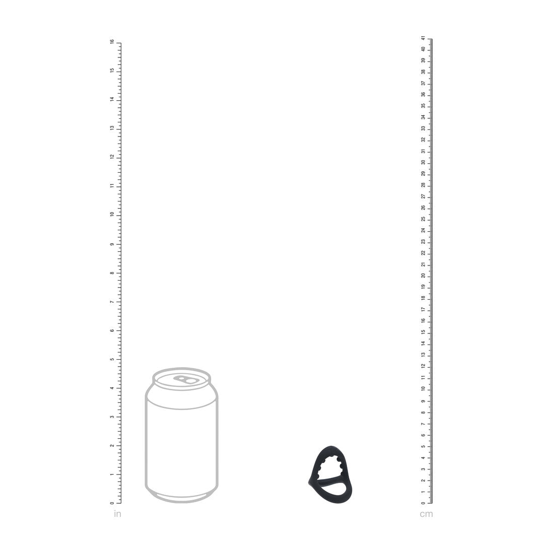Levelz Soft Bead Grip Silicone Cock And Ball Ring