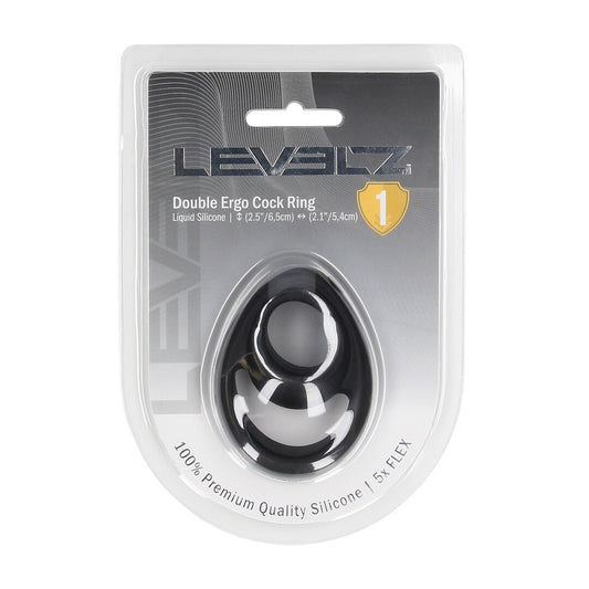 Levelz Double Ergo Silicone Cockring