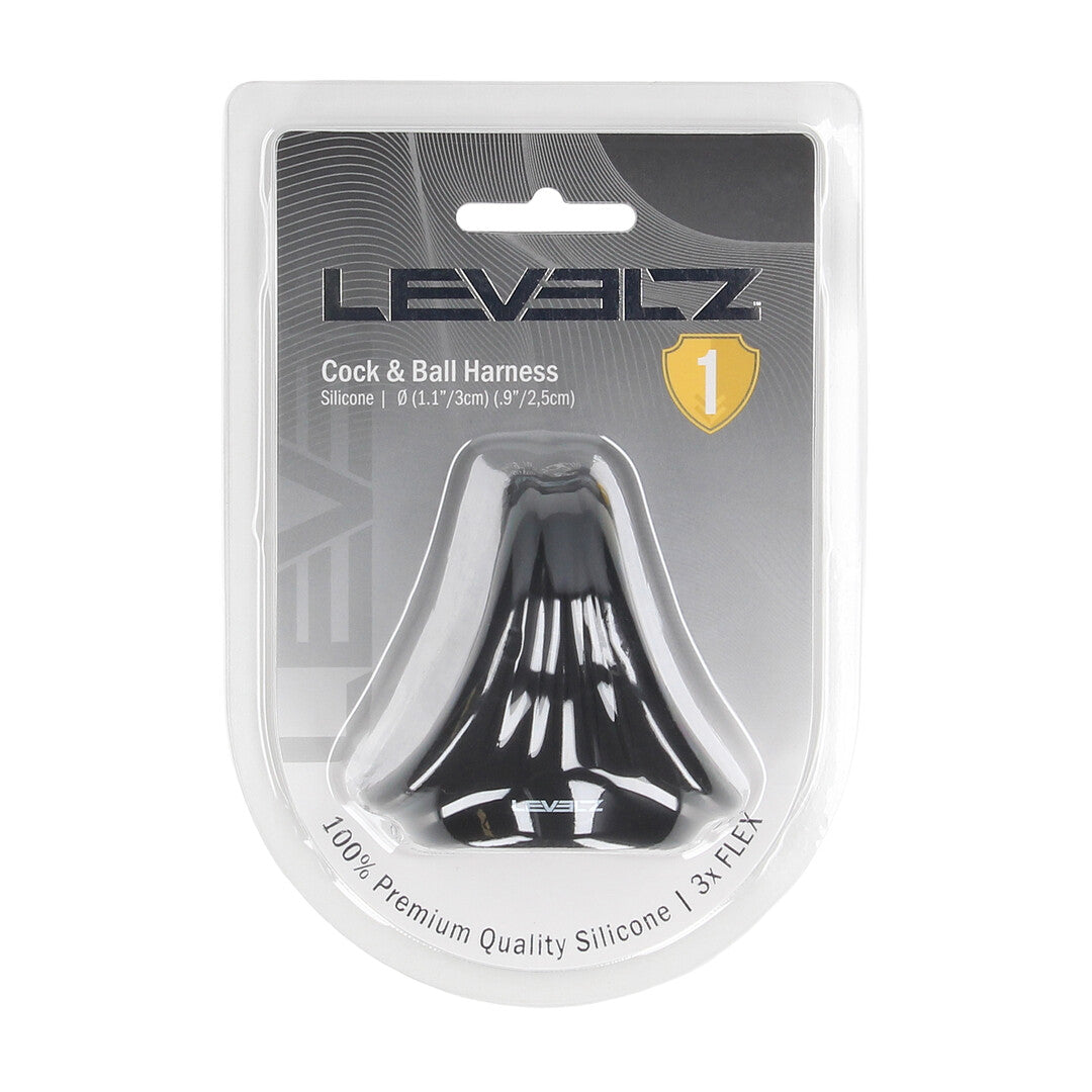 Levelz Silicone Cock And Ball Harness