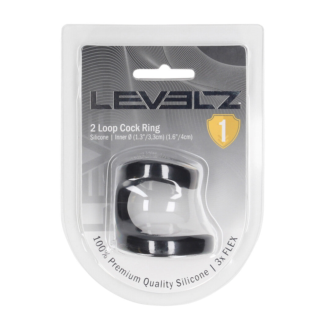 Levelz 2 Loop Silicone Cockring