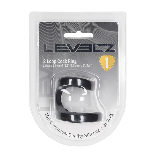 Levelz 2 Loop Silicone Cockring
