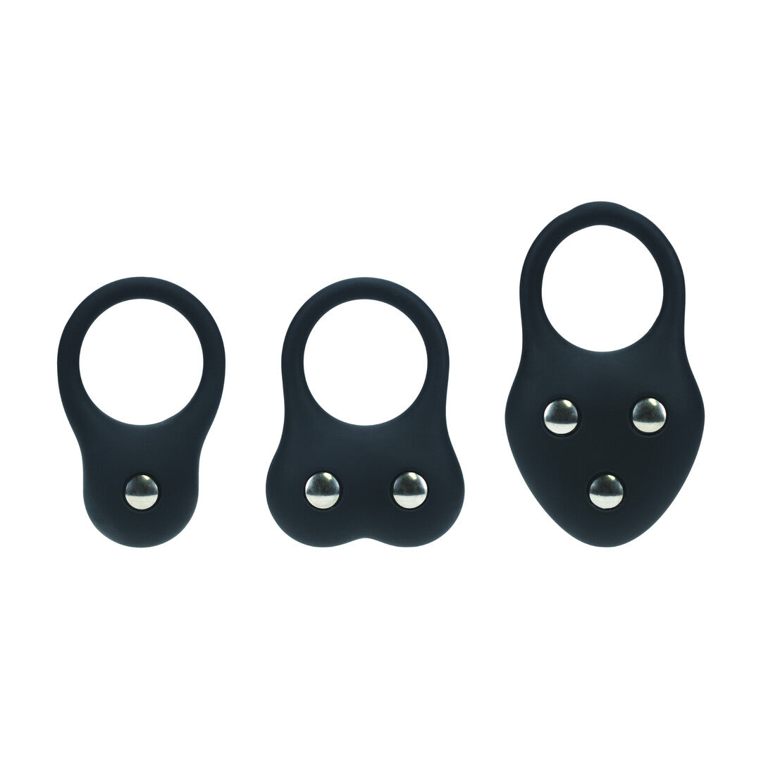 Levelz Silicone Training Cockring Set of 3 S/M/L