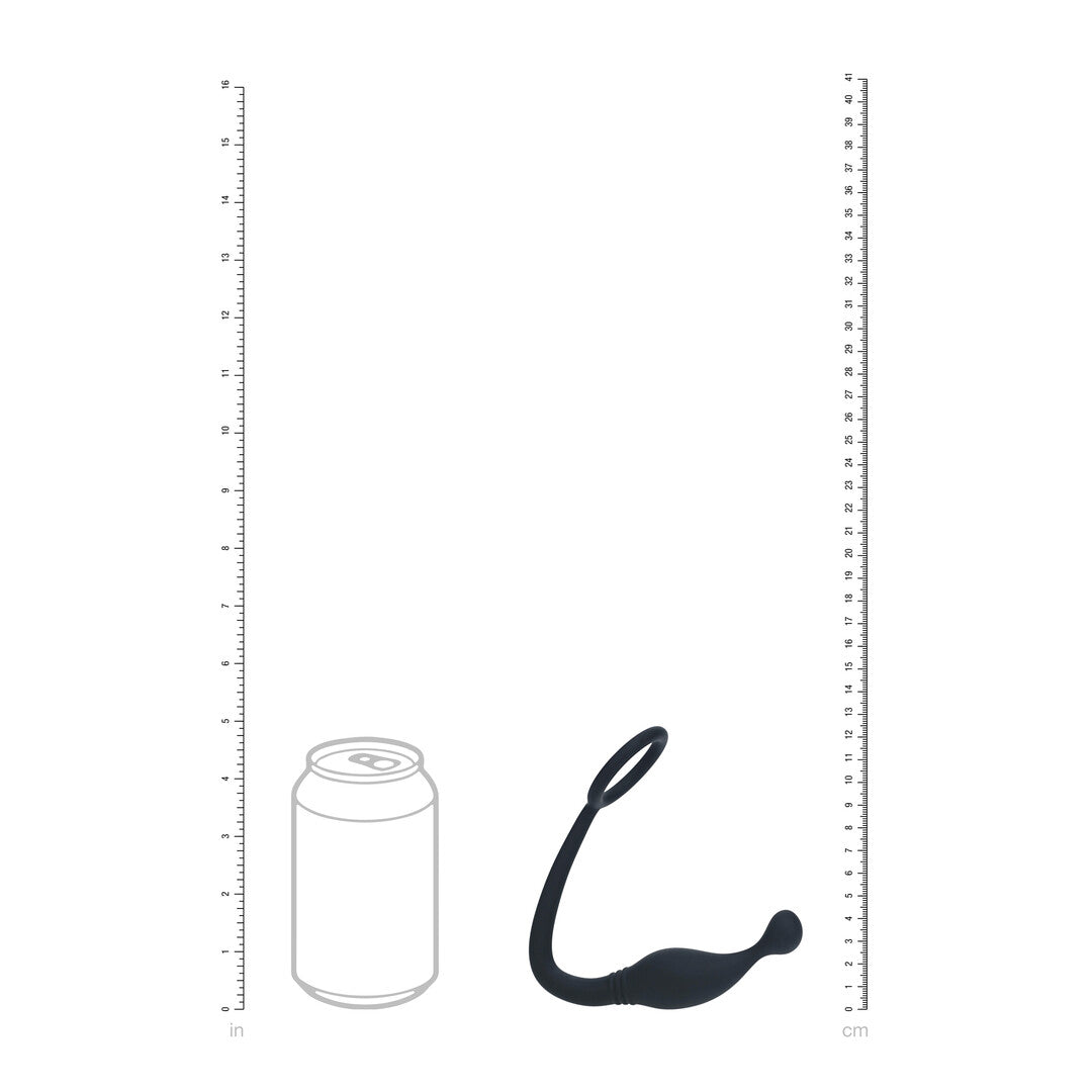 Levelz Silicone Cockring With Prostate Stimulator S
