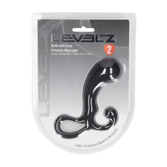 Levelz Bulb With Loop Silicone Prostate Massager M