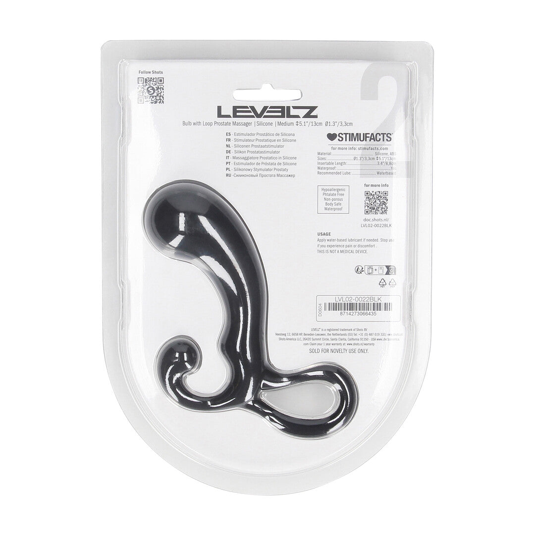 Levelz Bulb With Loop Silicone Prostate Massager M