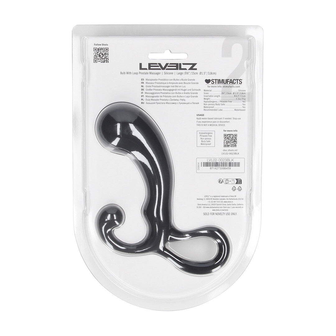 Levelz Bulb With Loop Silicone Prostate Massager L