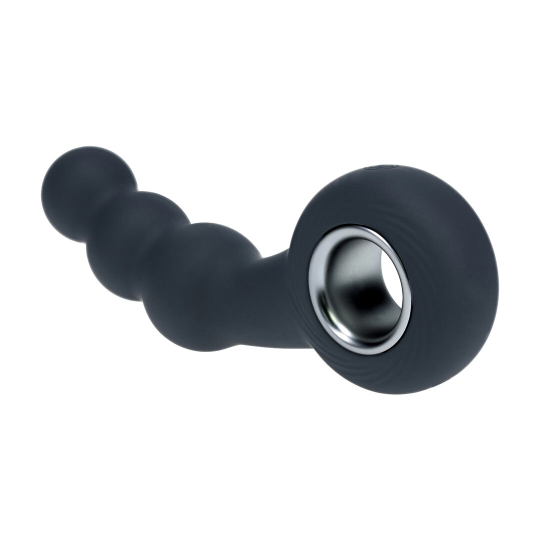 Levelz Vibrating Beaded Silicone Prostate Massager With Loop