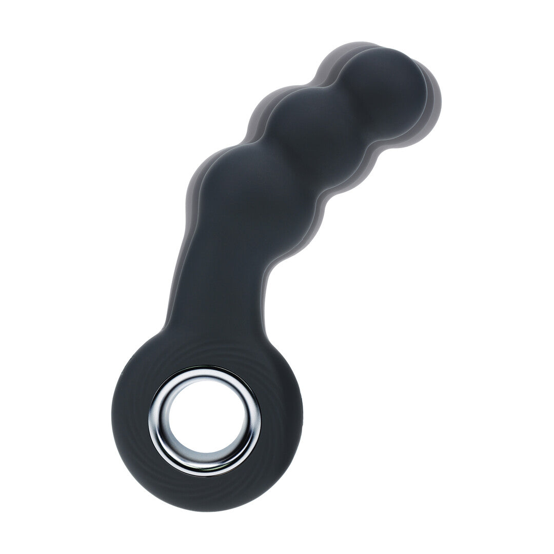 Levelz Vibrating Beaded Silicone Prostate Massager With Loop