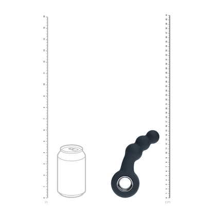 Levelz Vibrating Beaded Silicone Prostate Massager With Loop