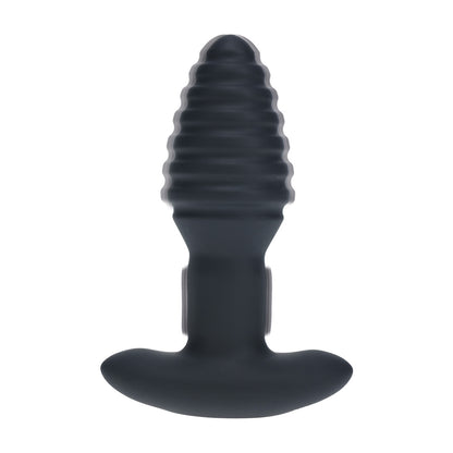 Levelz Vibrating And Rotating Ribbed Silicone Anal Plug