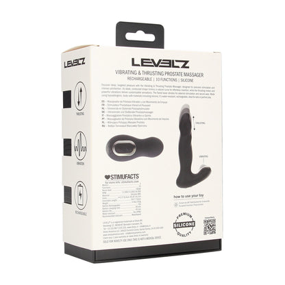 Levelz Vibrating And Thrusting Silicone Prostate Massager