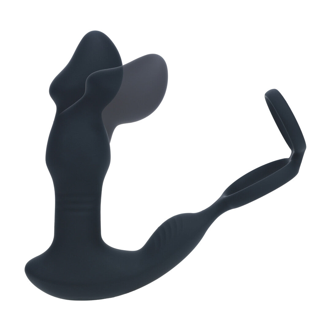 Levelz Remote Control Vibrating Thrusting Silicone Prostate Stimulator With Cockring