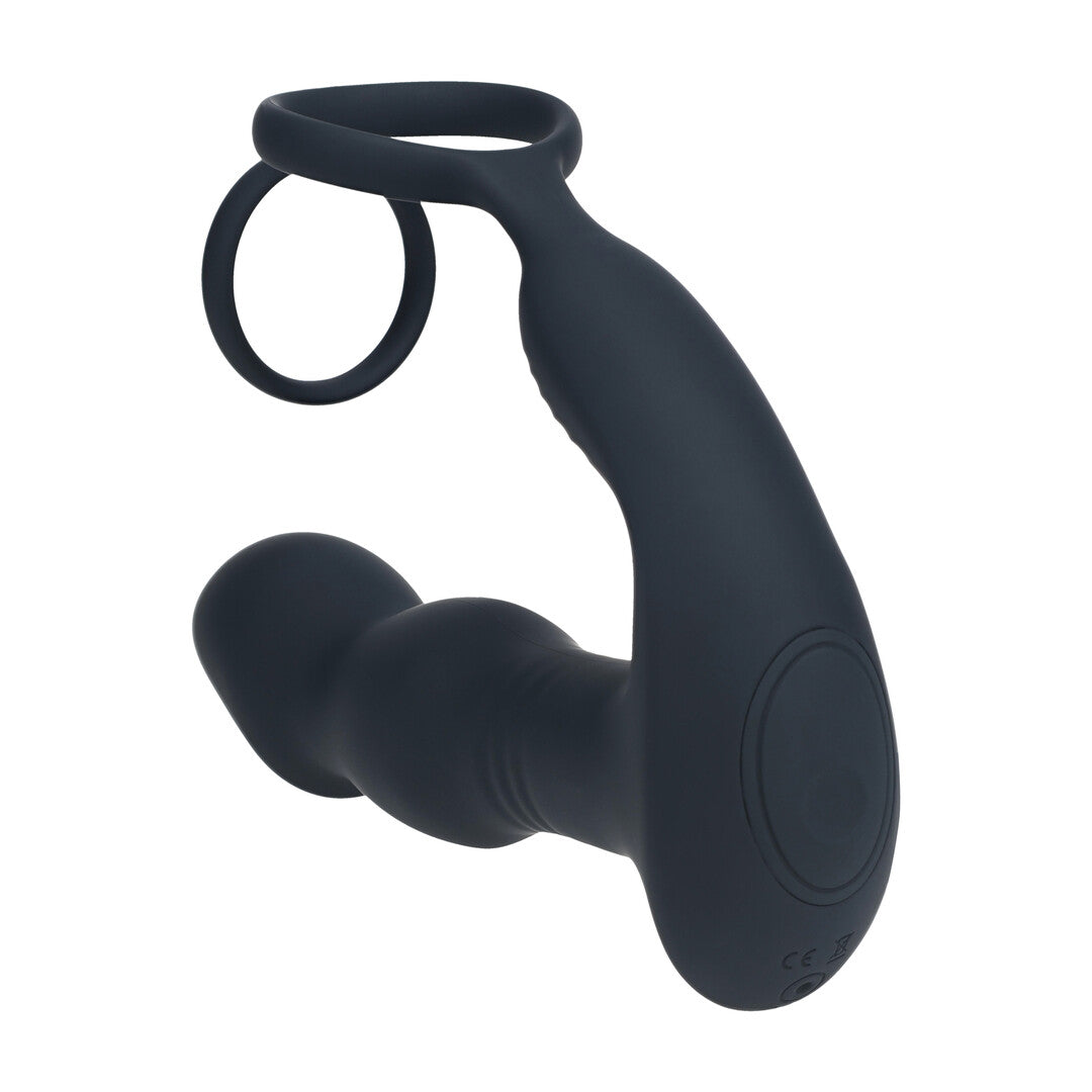Levelz Remote Control Vibrating Thrusting Silicone Prostate Stimulator With Cockring