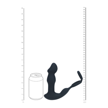 Levelz Remote Control Vibrating Thrusting Silicone Prostate Stimulator With Cockring
