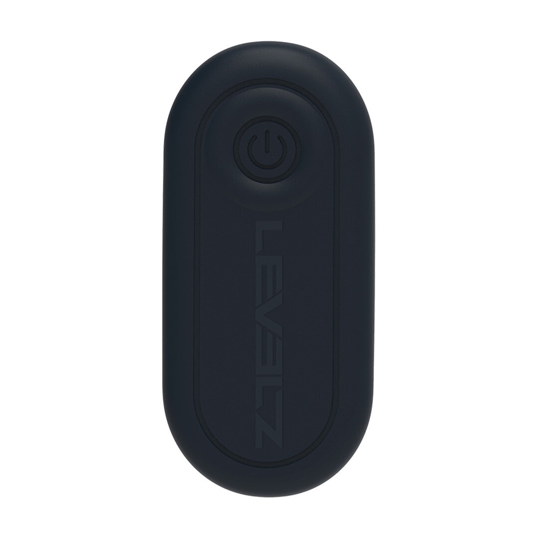 Levelz Dual Vibrating Remoe Rotating Head Silicone Prostate Stimulator With Cock and Ball Ring