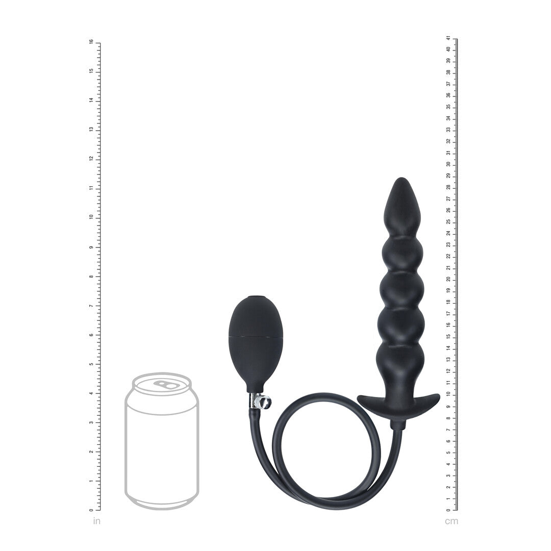 Levelz Beaded Inflatable Silicone Anal Plug