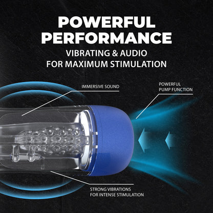 Pumped Sonicpull Suction And Vibration Masturbator Pump Multimedia Enhanced