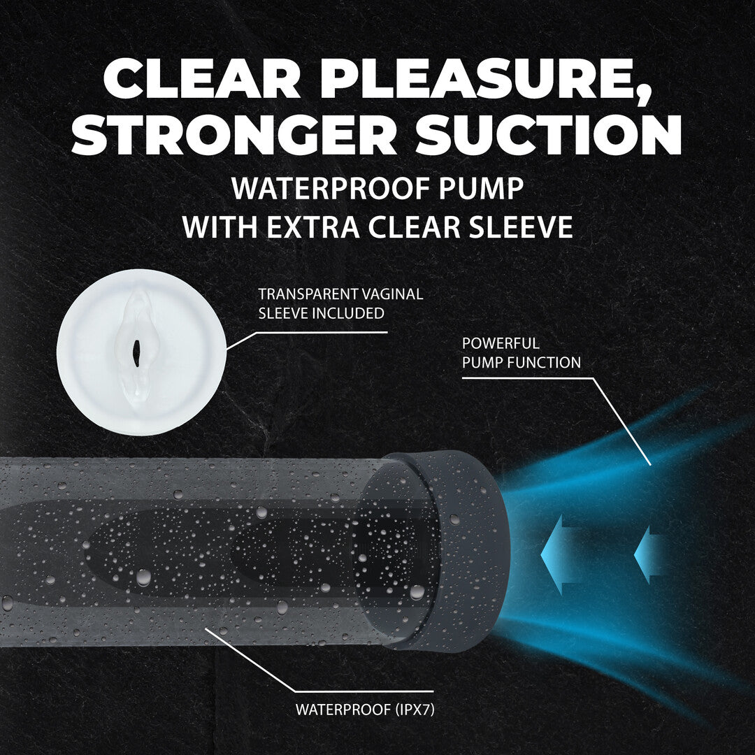Pumped Engage Automatic Waterproof Penis Pump And Masturbator