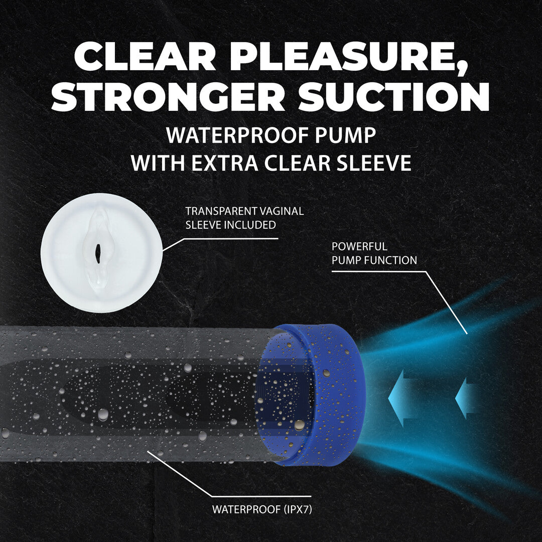 Pumped Engage Automatic Waterproof Penis Pump And Masturbator