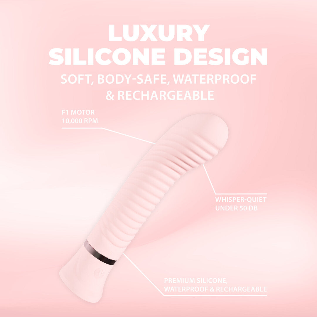 Loveline International Divine Ribbed G-Spot Vibrator