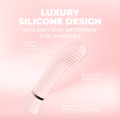 Loveline International Divine Ribbed G-Spot Vibrator