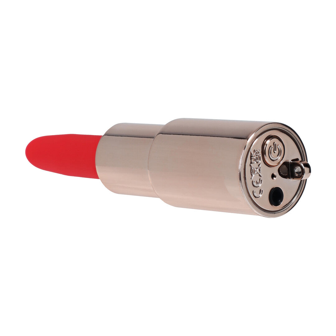 Loveline International Tiffany Lipstick Vibrator with 4 Attachements