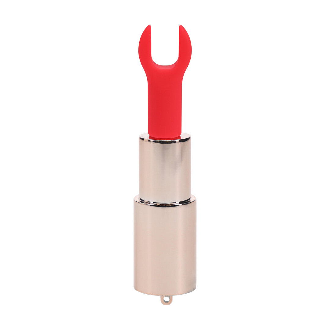Loveline International Tiffany Lipstick Vibrator with 4 Attachements