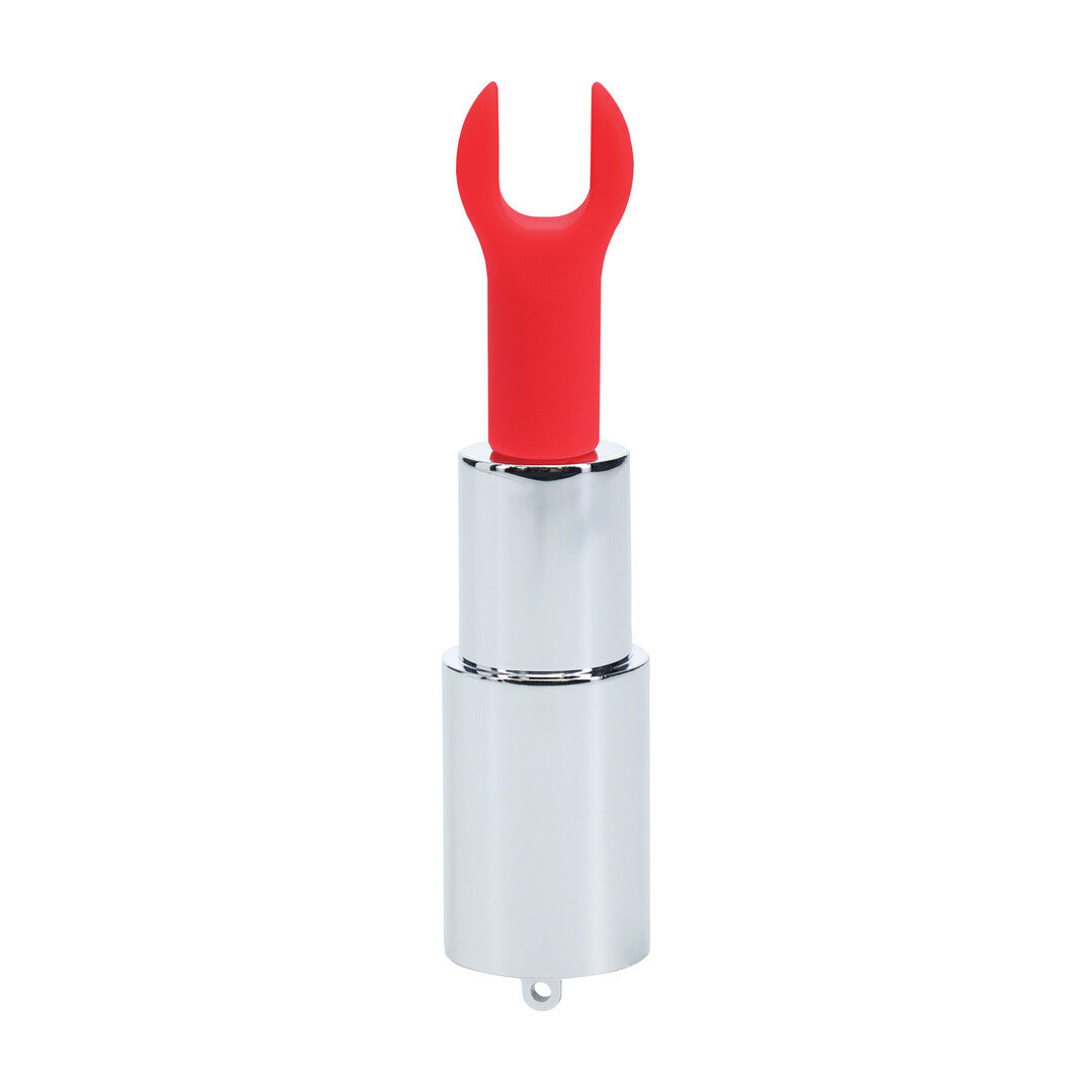Loveline International Angel Lipstick Vibrator with 4 Attachements