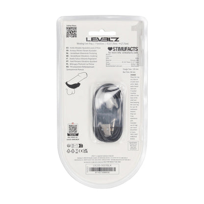 Levelz Adjustable Vibrating Silicone Cockring