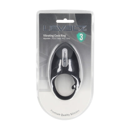 Levelz Adjustable Vibrating Silicone Cockring