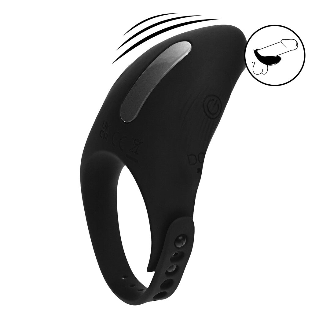 Levelz Adjustable Vibrating Silicone Cockring