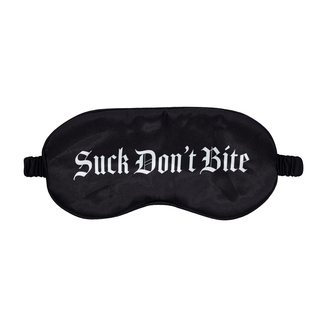 Ouch! Suck Don’t Bite Printed Satin Mask