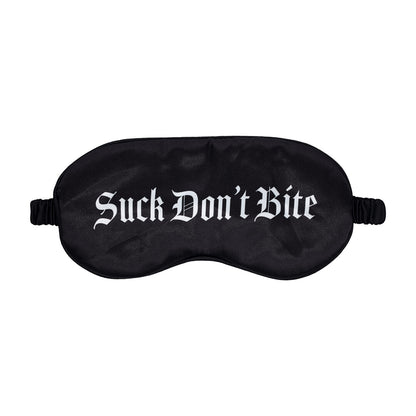 Ouch! Suck Don’t Bite Printed Satin Mask