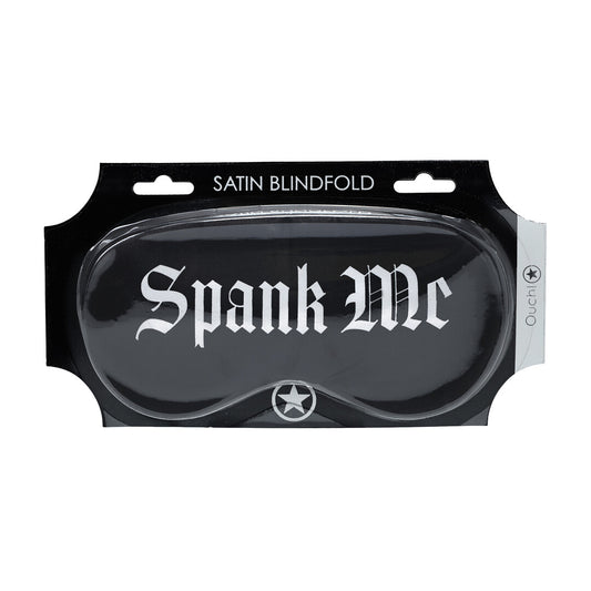 Ouch! Spank Me Printed Satin Mask